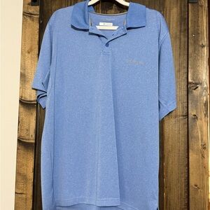 Columbia Men's Light Blue Polo Shirt